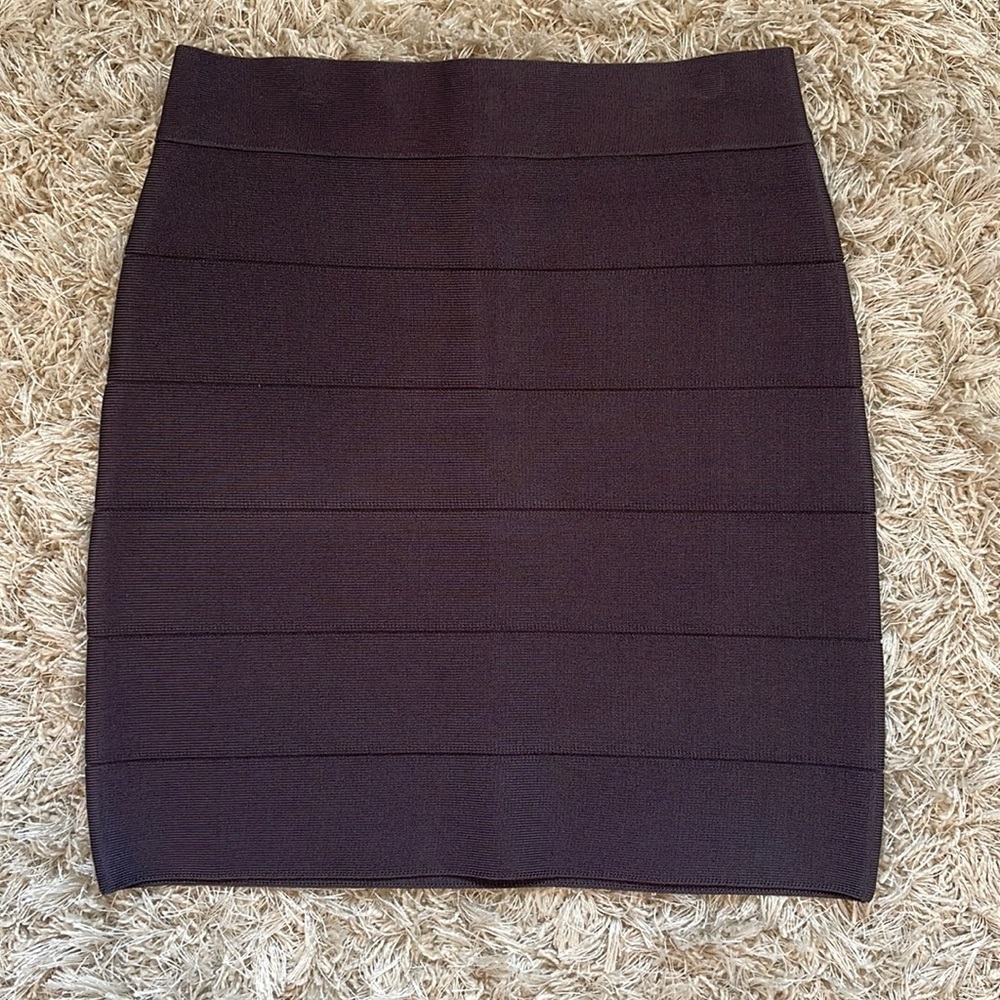 Bebe bandage mini skirt
